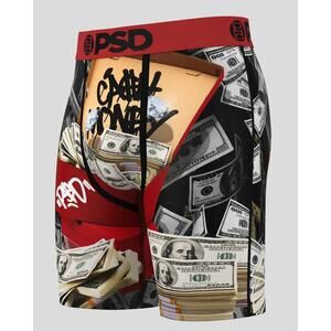 NWT PSD Stash Box Money Boxer Briefs Underwear XL Unisex 7" Inseam Standard